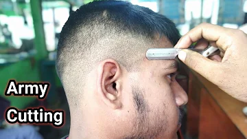 New Army Cutting / Military Hair Cutting /Short Hair Style