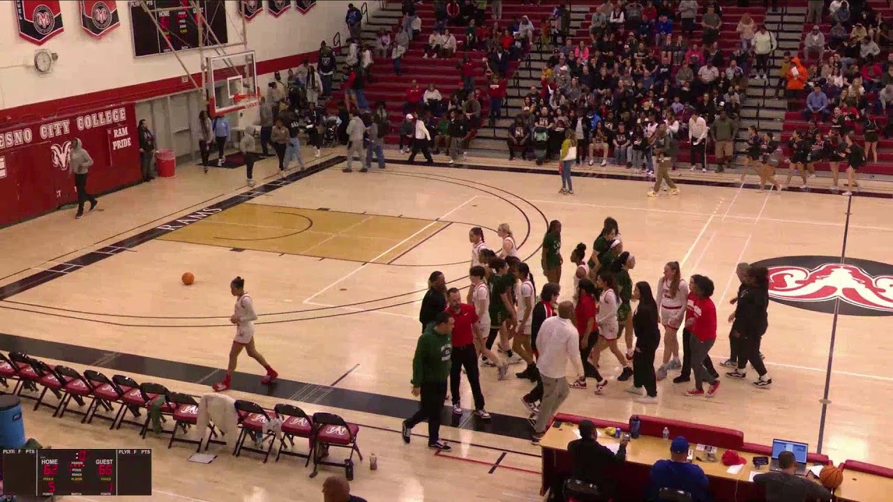 Fresno City College vs Laney College Women's Junior College Basketball
