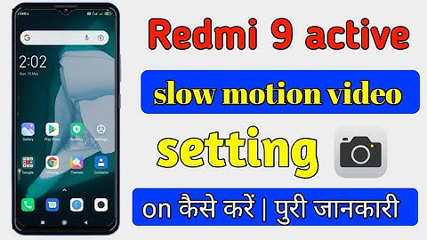 Redmi 9 active slow motion setting | redmi 9 activ mein slow motion video kaise banaen