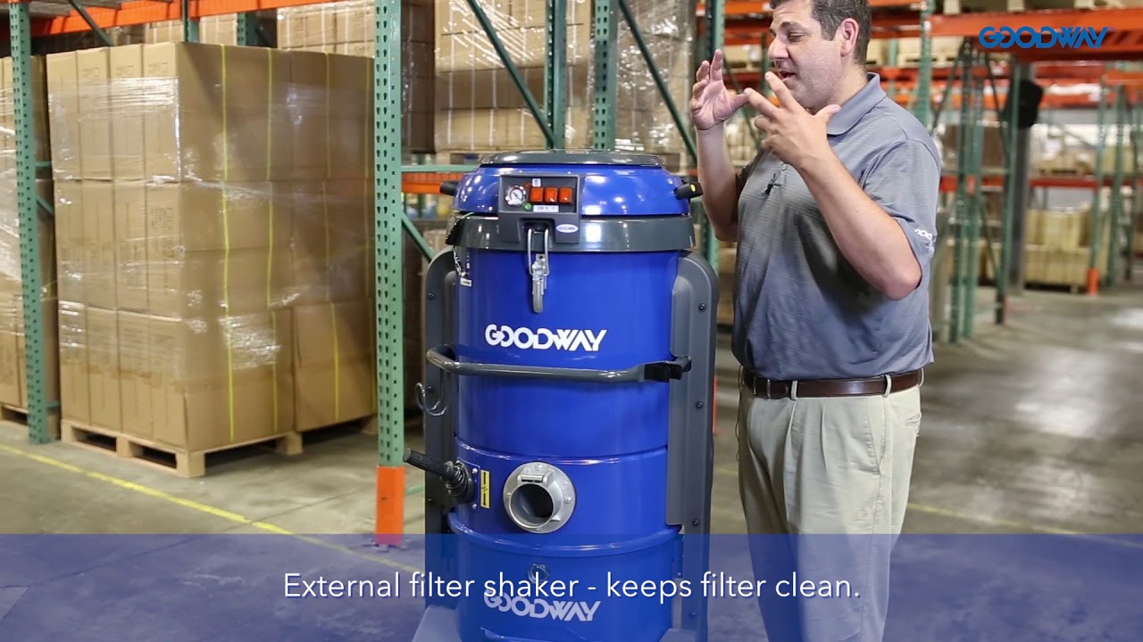 Goodway DVE3 Industrial Vacuum Cleaner YouTube