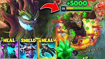 THE MOST UNFAIR MAOKAI BUILD IN LEAGUE OF LEGENDS... (I CAN LITERALLY 1V5)