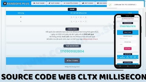 Share Code Web Chẳn Lẻ Mới Nhất 2024 Giao Dịch Bằng Milliseconds Fix Lỗi Không Keylog Chỉnh Tỉ Lệ