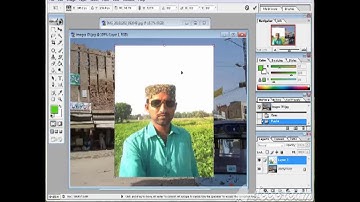 adobe Adobe Photoshop 7.0 sindhi  تصوير جو بيگرائونڊ چنج ڪرڻ