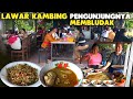 Lawar kambing ramenya tak putus  putus  warung makan satria