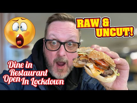 I Found a DINE IN Restaurant OPEN in LOCKDOWN