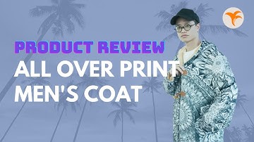 Print on Demand Product Review: All-over Print Man Coat  | Yoycol