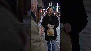 Homeless Man Says “I’m Hungry” Then Gets a Prayer 🙏 #Shorts #Faith #Kindness