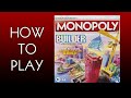 How To Play Monopoly Builder Board Game (Hasbro 2021)