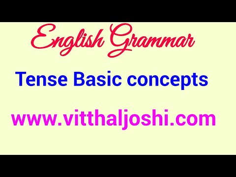 #tense || tense in English Grammar || tense basic concepts - YouTube