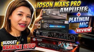 JOSON Mars Pro Amplifier + Platinum Mic Review | Budget Karaoke Setup