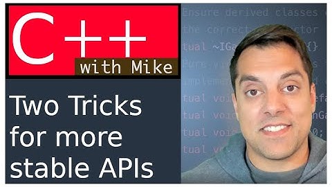 API Design - Two Tips: pimpl idiom and ‘struct Options’ | Modern Cpp Series Ep. 90