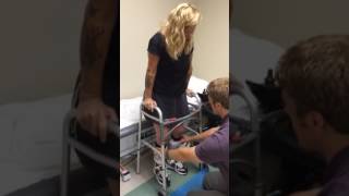 Standing With Afo Braces