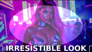 She Owns the Night | Futuristic AI Beauty | Hypnotic Dance | Neon Cyber Aesthetic | AI Art | HD