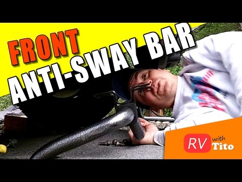 Front Anti-Sway Bar Install on RV | Ford E-450 Class C Motorhome