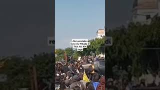 Aksi penolakan revisi UU Pilkada di Titik Nol Kilometer Yogyakarta, Kamis 22 Agustus 2024 #jogja