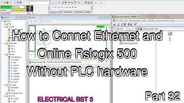 How to Online PLC Rslogix 500 without PLC hardware with Emulate 500,part 32//ELECTRICAL BST 3