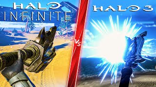 Halo Infinite vs Halo 3  Direct Comparison! Attention to Detail & Graphics! PC ULTRA 4K