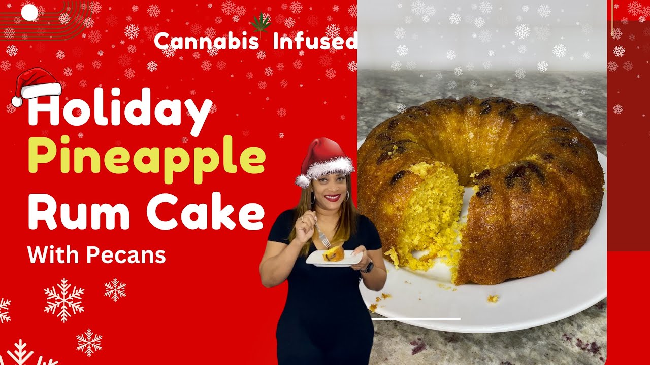 🍍🍰 My Amazing Holiday Pineapple Rum Cake with Pecans | 🧈 & Oil