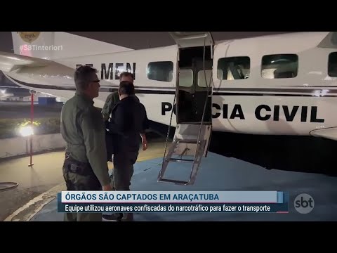 Aeronaves confiscadas do narcotráfico transportaram órgãos captados em Araçatuba