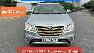 Toyota INNOVA 2015 - 8 chỗ ngồi rộng rãi- 205 triệu-0979140987-0358961848