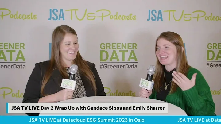 Datacloud ESG | JSA TV LIVE Day 2 Wrap Up with Candace Sipos and Emily Sharrer