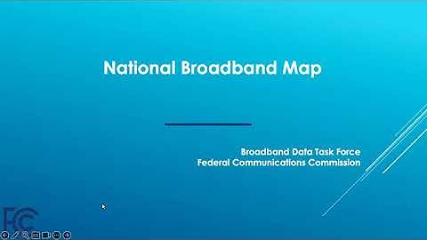 Webinar on FCC Broadband Mapping Process