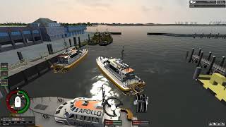 Twin Waterjet (Hamilton Jet) Boat Berthing in a constrained berth (Ship Simulator Extremes) screenshot 5
