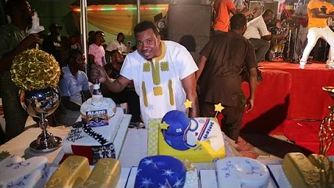 Saheed & Fatiha Balogun, Eniola Badmus, Dayo Amusa Turned Out In White For Murphy Afolabi’s Birthday