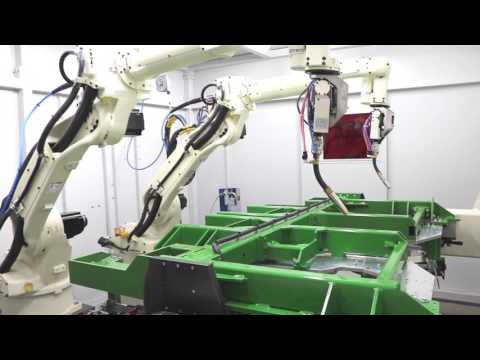 Structural parts assembly - aluminium automated welding