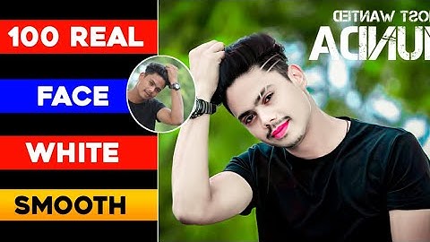 HDR Face Smooth Skin whitening photoEditing||Autodesk Sketchbook RealisticHair Editing Tutorial