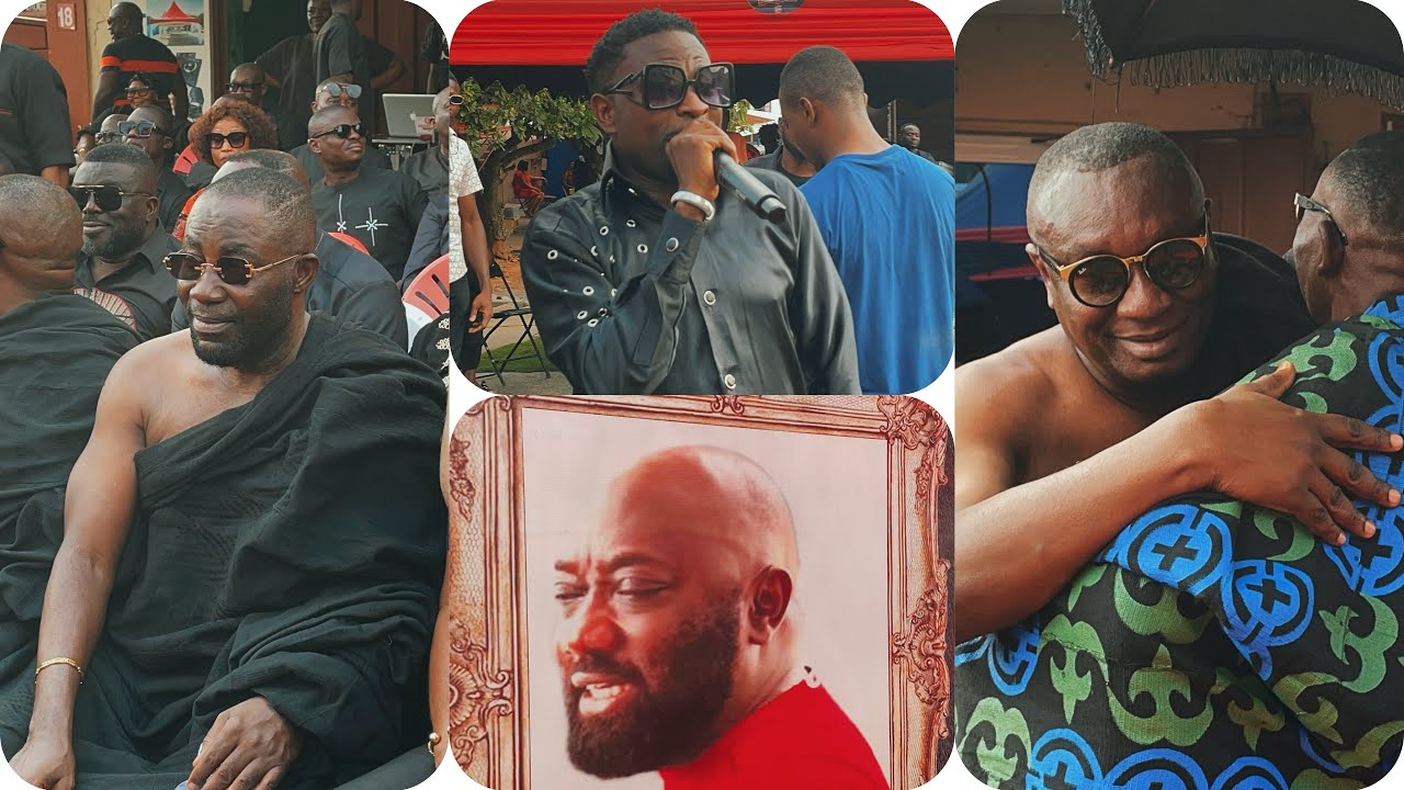 Посмотрите, как члены фитнес-клуба East Legon Executives празднуют одного из своих членов на прош...