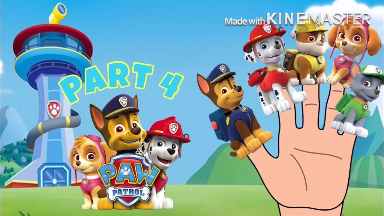 Paw Patrol Finger Family Part 4 YouTube