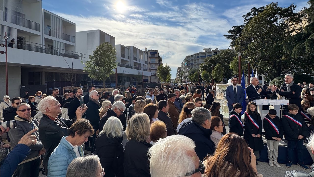 INAUGURATION DU SQUARE BENES 🇫🇷 P2  Ville de Saint-Laurent-du-Var ☀️ FRANCE 🇫🇷 Samedi 7 février 2026