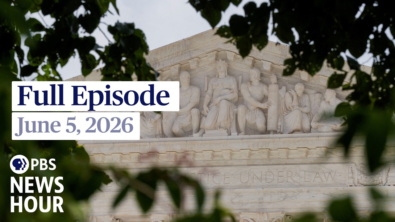 PBS News Hour full episode, June 29, 2026