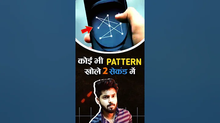 Unlock any phone lock screen pattern 😳