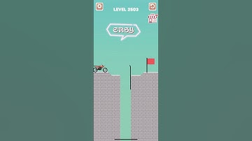 Draw bridge puzzle game level 2503 #drawing #game #Shorts