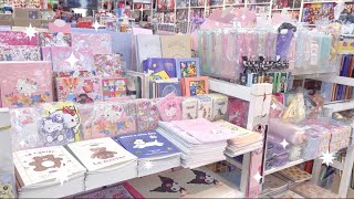 ?♡ Daiso stationery shopping + haul ♡? Sanrio Japanese dollar store + plushies and other cute items