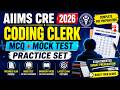 AIIMS CRE Coding Clerk Exam 2026 PDF eBook | MCQ Mock Test Practice Set #GovernmentJobs