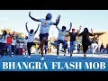 Power bhangra flash mob outside montroyal metro station  20180831