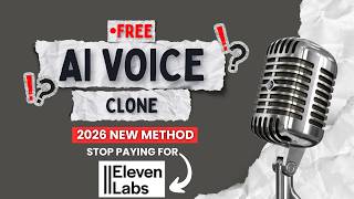 Stop Paying For Elevenlabs New Method Ai Voice Clone Is Free 2026