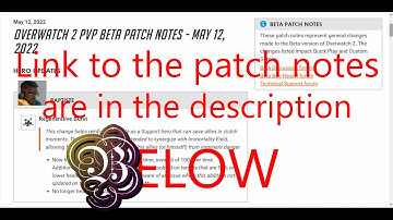 Overwatch 2 BETA Patch Notes