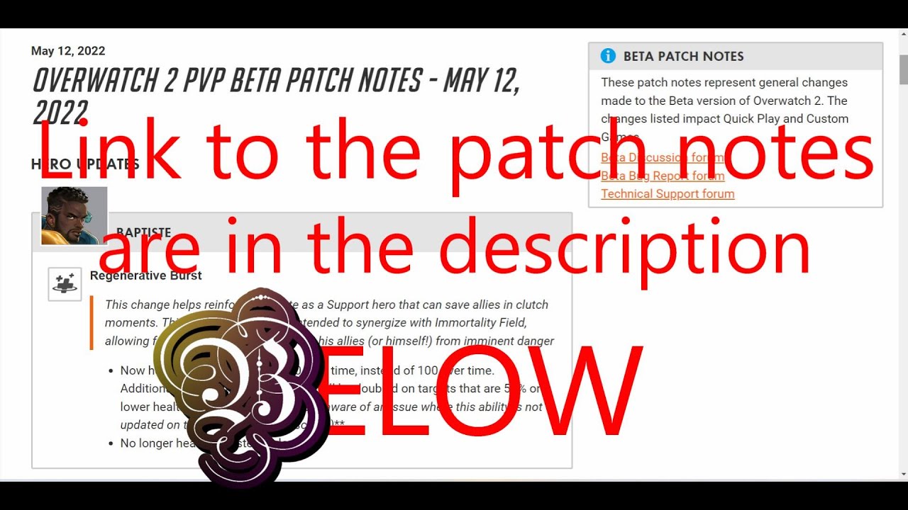 Overwatch 2 BETA Patch Notes