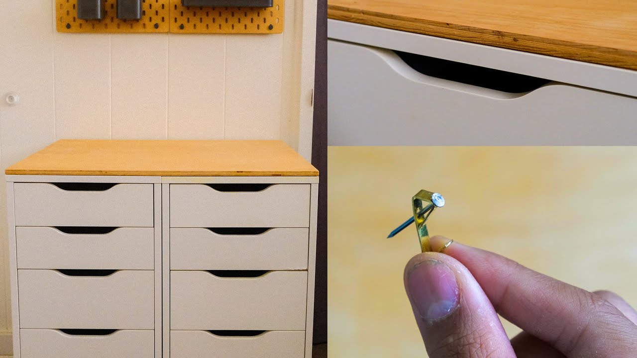 DIY IKEA Alex Storage & How To Hang IKEA Pegboards WITHOUT Screws YouTube