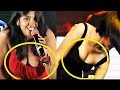 Bollywood actress shows deep cleavage in public