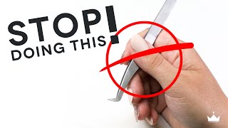 How to Hold Tweezers to Prevent Injury