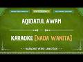 [Nada Wanita] Karaoke - Aqidatul Awam || Versi Langitan