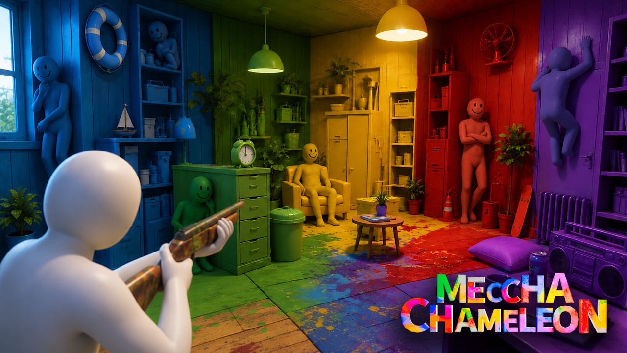 🔴 MECCHA CHAMELEON HIDE N SEEK PAINTING