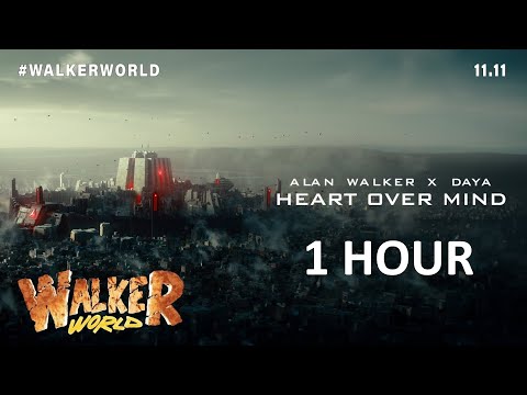 Alan Walker, Daya - Heart over Mind | 1 HOUR