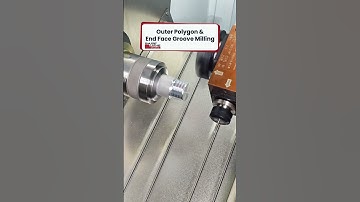 How to Machine Polyhedral Turning with Polygon Milling on SL-X CNC Lathe  OD Polyhedron Tool?