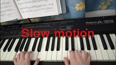 How to play the unfinished story - piano video lesson/tutorial